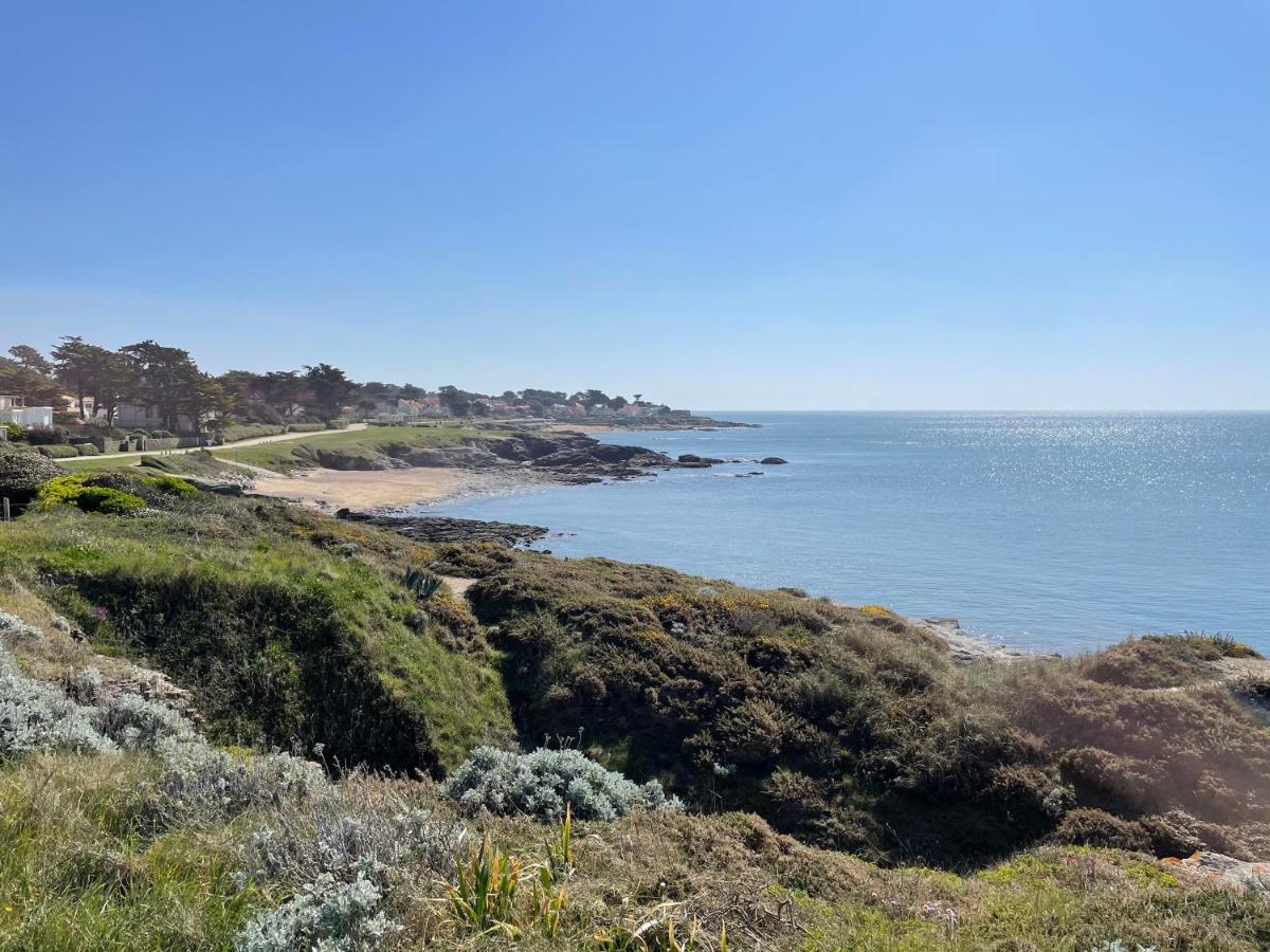 Appartement A 1 Pas De La Plage, Ambiance Boheme Naturel Prefailles Bagian luar foto